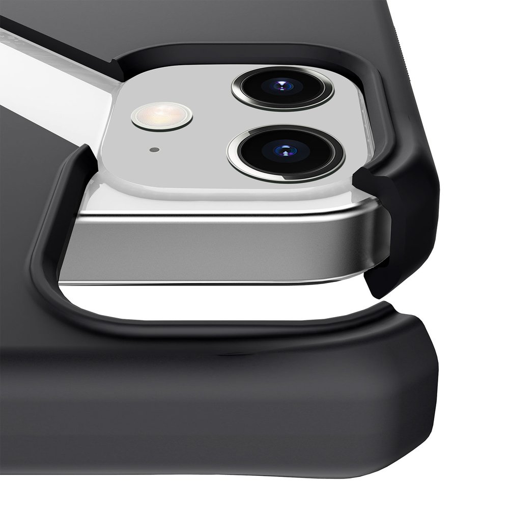 Антибак.чехол-накладка ITSKINS SPECTRUM SOLID для Apple iPhone 12 mini (5.4) черный